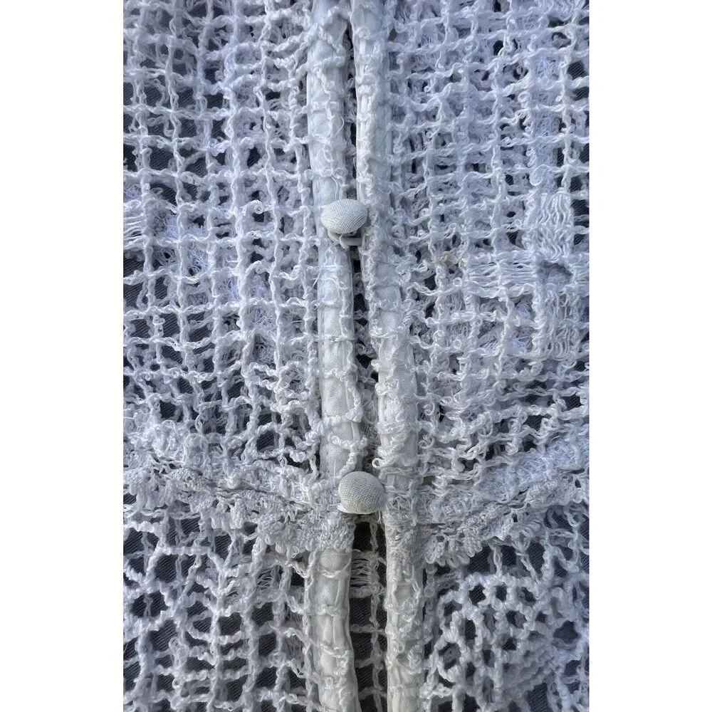 Free People Intimately 70s Style Crochet Bodysuit White Size S $128